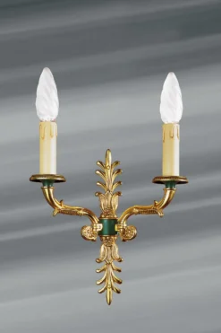 Applique Double En Bronze Massif De Style Empire