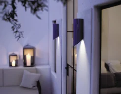 Applique D'extérieur Design Noire Moso Down