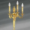 Applique Louis XVI En Bronze Doré, Trois Lumières
