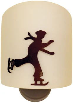 Applique Montagne Découpe Patineur