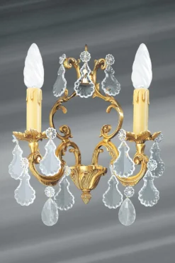 Applique à Pampilles En Cristal De Bohème