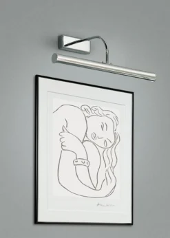 Applique Tableau En Nickel Poli 50cm