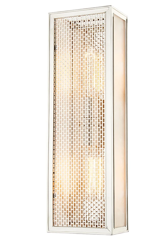 Ashford Applique Longue Art Déco Argenté Et Albâtre 1 Ashford Applique Longue Art Déco Argenté Et Albâtre