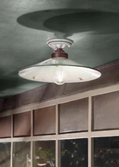 Asti Plafonnier Coupelle évasée En Céramique 35cm