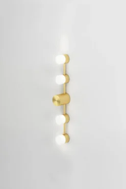 Backstage Applique De Salle De Bain 4 Lumières En Laiton Satiné