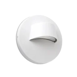 Balise D'extérieur Blanche En Polycarbonate Et éclairage LED