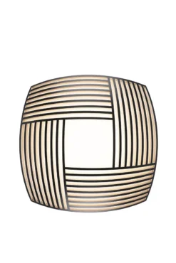 Secto Design Kuulto Plafonnier Carré En Noyer -Magasin D'Éclairage Domestique bois scandinave design 18090179 2R