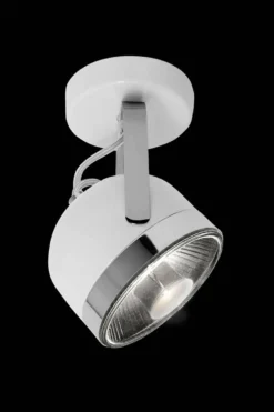 Boogie W1 Spot En Métal Blanc Et Chromé