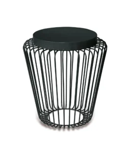 Cage Lanterne Sans Fil Noire