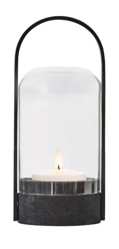 Le Klint Candelight Lanterne Sans Fil En Chêne Noir