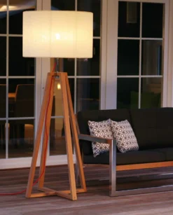 Club Lampadaire D'extérieur Waterproof En Teck