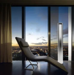 Gradient Lampadaire Cylindre De Verre En Dégradé De Blanc -Magasin D'Éclairage Domestique cristal italien lustre 21100034 2R