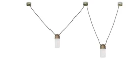 Darsili Suspension Industrielle 2 Lumières
