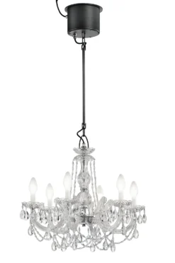 Drylight Lustre D'extérieur 6 Lumières éclairage LED Blanc