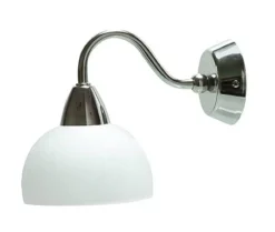 Fasi Applique De Salle De Bain Chromée Et Verre