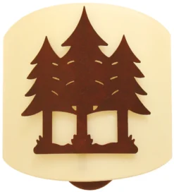 Grande Applique écran Montagne Trois Sapins