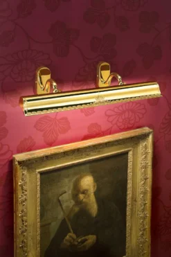 Grande Applique Pour Tableau évasée Dorée Polie Décoration Classique