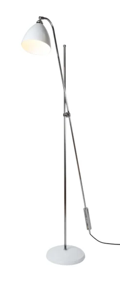 Lampadaire Blanc Style Industriel Task Overreach