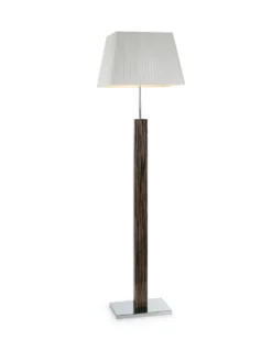 Lampadaire Smooth II En Bois D'ébène