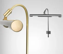 Montmartre éclairage De Tableau 35cm Chromé -Magasin D'Éclairage Domestique lampe bronze soie 22100010 1R