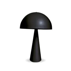 Lampe Dôme Paul Métal Noir Mat Hauteur 50cm -Magasin D'Éclairage Domestique lampe dome paul metal noir mat h50cm 2