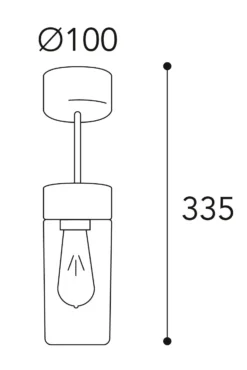 Silindar Plafonnier D'extérieur Cylindrique En Verre Opale -Magasin D'Éclairage Domestique lampe laiton massif 20040003 2R