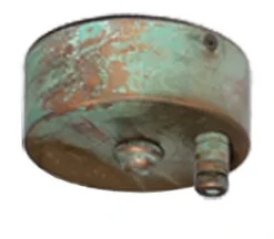 Darsili Suspension Industrielle 2 Lumières -Magasin D'Éclairage Domestique lampe laiton massif 21120028 2R