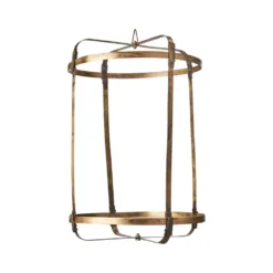 Lanterne Thaïlandaise Métal Et Tissu Blanc Uni L -Magasin D'Éclairage Domestique lanterne thailandaise metal et tissu blanc uni l 3