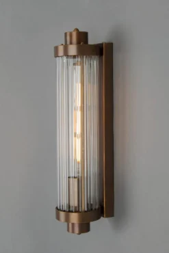 Louise Applique De Salle De Bain En Verre Ondulé