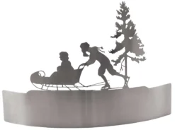 Luge Applique Acier Satiné