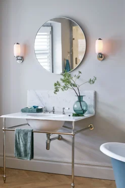 Applique Chromée De Salle De Bain Eliot Style Anglais -Magasin D'Éclairage Domestique luminaire anglais classique 18010035 4R