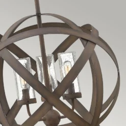 Suspension D'extérieur Ronde 3 Lumières Carson -Magasin D'Éclairage Domestique luminaire anglais classique 22100257 2R