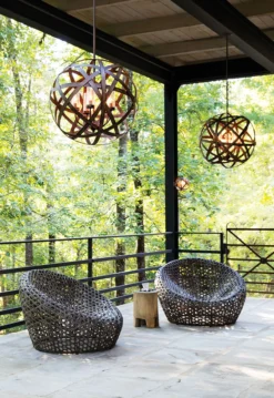 Suspension D'extérieur Ronde 3 Lumières Carson -Magasin D'Éclairage Domestique luminaire anglais classique 22100257 4R