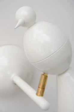 Applique Murale Blanche Design Alouette Vers La Gauche -Magasin D'Éclairage Domestique luminaire atelier areti 12010004 2R