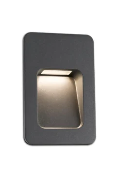 Nase Balise D'extérieur Rectangulaire Encastrée Gris Anthracite -Magasin D'Éclairage Domestique luminaire design 19070644 3R