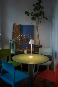 Lampe Sans Fil Pour L'extérieur En Aluminium Blanc Toc380 -Magasin D'Éclairage Domestique luminaire design 23010002 3R