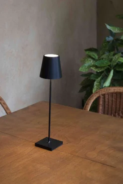 Lampe Sans Fil D'extérieur IP54 Noire Toc380 -Magasin D'Éclairage Domestique luminaire design 23010003 2R