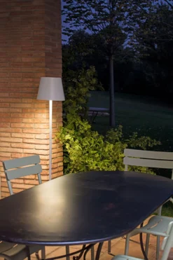Lampadaire Sans Fil D'extérieur Blanc Toc1500 -Magasin D'Éclairage Domestique luminaire design 23010004 2R