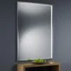 Miroir Lumineux 60x90cm Cadre En Acier Poli