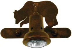 Montagne Dichroïque Applique Ours 1 Lumière