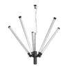 Mr Tube Suspension Minimaliste 5 Tubes LED Noir