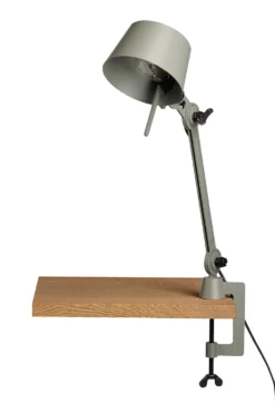 Petite Lampe De Bureau Sur étau Bras En Métal Couleur Kaki Bolt Desk