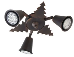 Plafonnier Trois Spots Orientables Montagne