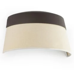 Sac Applique Marron Rouille Et Beige écru Design Montagne