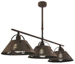 Sapin Perforé Suspension Télescopique GM Métal Rouillé