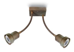 Silene Applique 2 Spots En Laiton Vieilli