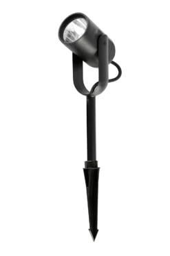 Spot LED D'extérieur Sur Petite Pique En Aluminium Noir