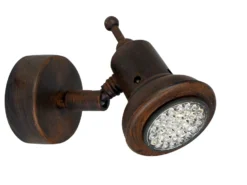 Spot Simple Montagne Métal Noir Patiné