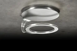 Supernova Plafonnier Contemporain Finition Aluminium Mat