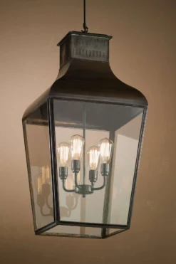 Suspension Pagode En Bronze Montrose Large Pendant